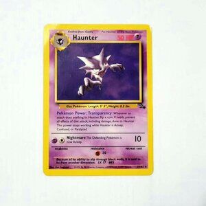 Haunter 21/62 Fossil Deck Non Holo Pokemon
